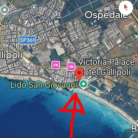 6 Posti, San Giovanni- 2 Camere,200m Dal Mare דירה *